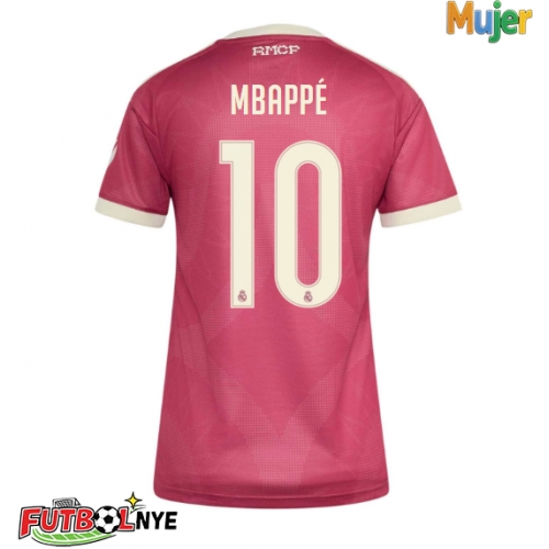 Camiseta Real Madrid Kylian Mbappe #10 Tercera Equipación para mujer 2026-27 manga corta